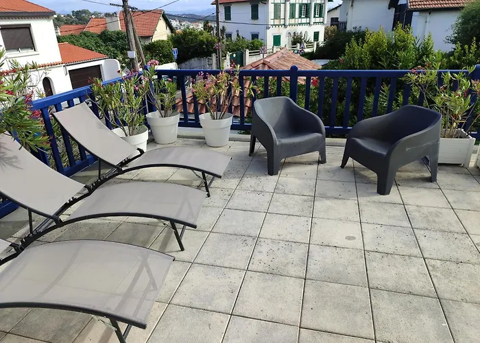 Avec Terrasse A Beaurivage Апартаменти Біарріц